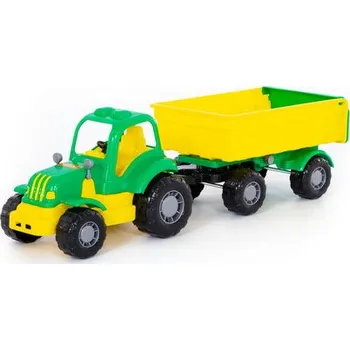autíčko Traktor Machr s přívěsem, 44,7cm