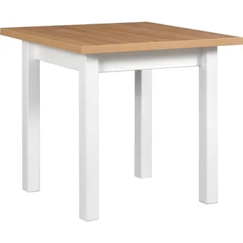 Jídelní stůl Rozkládací jídelní stůl Max 8 – elegantní kombinace bílé a dubu wotan