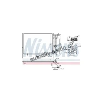 Motor automobilu Chladič klimatizace NISSENS 940531