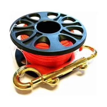 Cívka s karabinou FLY 30m, FLY Oranžová