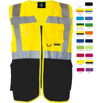 pracovní vesta Korntex KXMF multifunkční vesta 5XL yellow/black 76KXMF98315