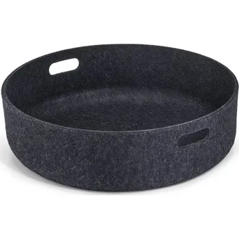 úložný prostor na hračky Koš na hračky MiaCara Cesto černý