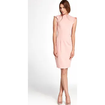 Dámské šaty Glara Společenské šaty s volánovými rukávy 451944