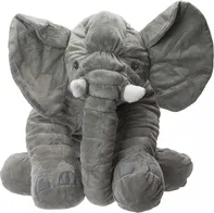 plyšová hračka Tomido Obří slon 50 cm šedý