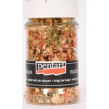 Pentart Vločky metalické PENTART 1 g vzor M11