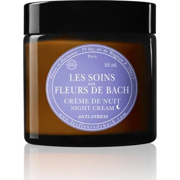 Pleťový krém Les fleurs de Bach Noční krém - Anti-stres kosmetika, 60 ml