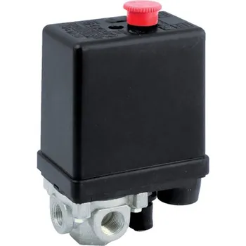 Kompresor Tlakový spínač 230V, 1x3/8" + 3x1/4", 12bar, 16A pro kompresory