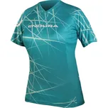 Dámské triko Endura Singletrack, Zelenomodrá Barva: Zelená, Velikost: S