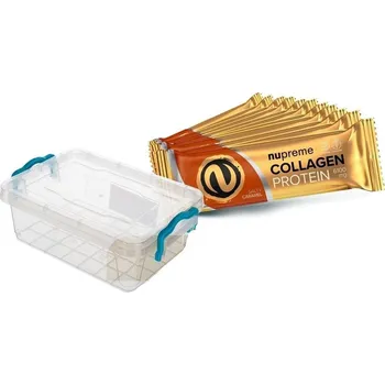 Nupreme Proteinové tyčinky slaný karamel 12 ks v dóze