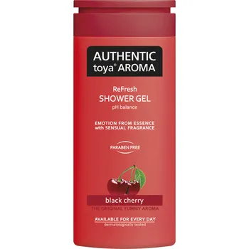 Sprchový gel Authentic Toya Aroma Black Cherry aromatický sprchový gel 400 ml