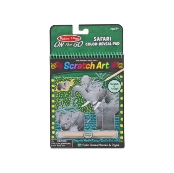 vyškrabávací obrázek MELISSA & DOUG - ŠKRABACÍ OBRÁZKY SAFARI