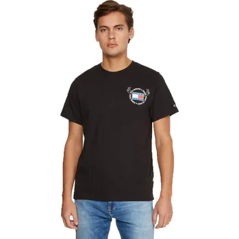 Pánské tričko TOMMY HILFIGER PÁNSKÉ TRIČKO T-SHIRT TJM TOMMY PHILOSOTEE 3 BLACK DM0DM12858 BDS Velikost: M