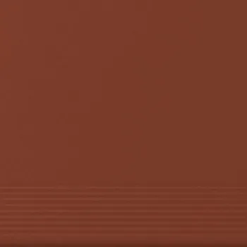 Dlažba Rot - schodovka 30x30 hnědá hladká 100556