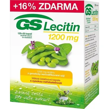Přírodní produkt Green Swan Pharmaceuticals Lecitin 1200 mg 140 cps.
