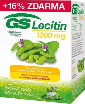 Přírodní produkt Green Swan Pharmaceuticals Lecitin 1200 mg 140 cps.