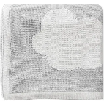 Dětská deka Lullalove Celoroční bambusová dečka Mráčky Šedé