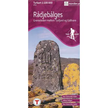 Nordeca vydavatelství mapa Rádjebálges 1:100 t. (č.2712)