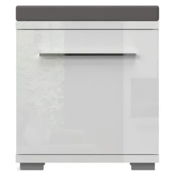 Botník Čalouněný botník Tiana I - bílá