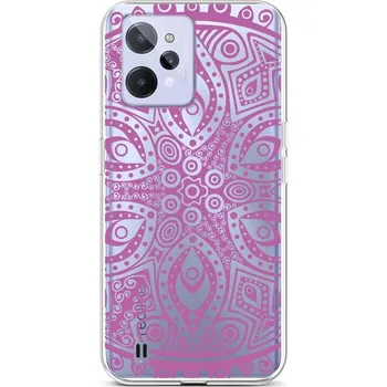 Pouzdro na mobilní telefon Kryt Realme C31 silikon Violet Mandala (obal neboli pouzdro na Realme C31)