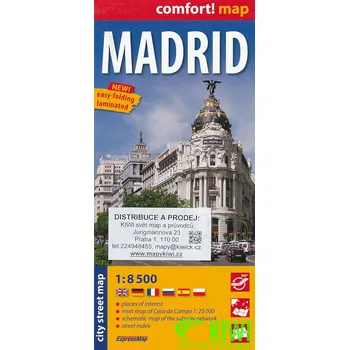 ExpressMap vydavatelství plán Madrid 1:8,5 t. laminovaný