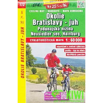 Shocart cyklomapa Okolie Bratislavy juh 1:60 t.