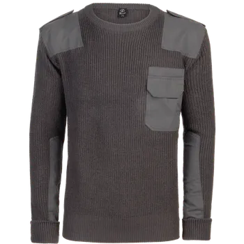 Pánské oblečení Pulovr BW Pullover antracitový S [46/48]