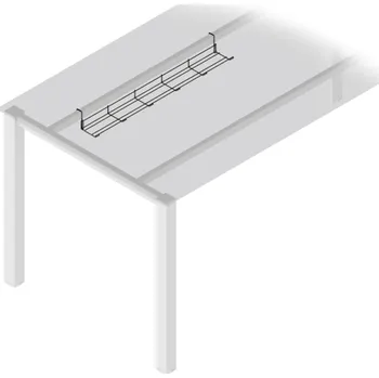 Drátěná police VOGA Drátěná police ke stolové podnoži RAL7015