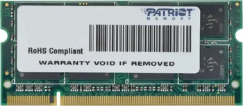 Operační paměť Patriot Signature 2 GB 800 MHz (PSD22G8002S)