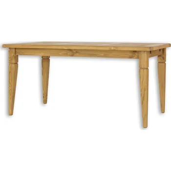 Jídelní stůl Drewmax ST702 140x80 jídelní stůl masiv borovice rustikal (Voskovaný borovicový nábytek)