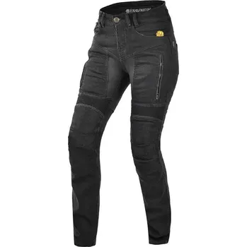 Moto kalhoty Dámské kevlarové džíny na moto Trilobite Parado slim fit black level 2 vel. 32