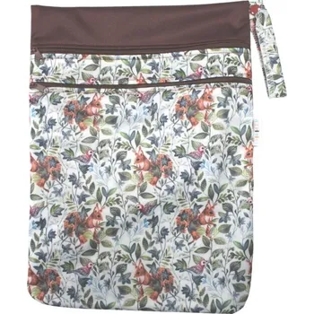 Pytel na pleny Breberky Pytel PUL dvoukomorový - Veverky S