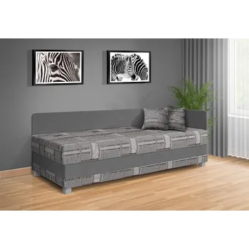 Postel Nabytekmorava Čalouněná válenda Amazonka nosnost: standardní nosnost 100 kg, Barva potahu: šedá 96616-1002