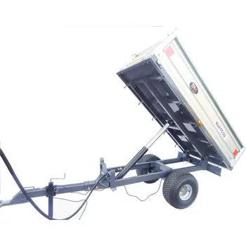 Zahradní vozík Vlek za traktor sklápěcí 110x215 cm 1,5 t