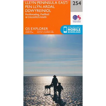 Ordnance Survay vydavatelství mapa Lleyn Peninsula east 1:25 t.