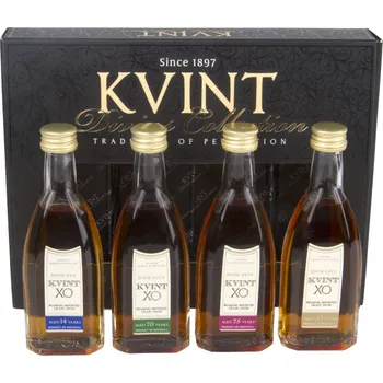 Whisky Kvint miniset box 14-33y 40% (set 4x 0,05l)