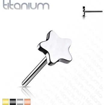 Piercing Piercingate Piercing do nosu PNO00271 - Barva/Motiv: Stříbrná