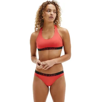 Podprsenka CALVIN KLEIN DÁMSKÁ SPORTOVNÍ PODPRSENKA UNLINED BRALETTE CORAL 000QF6576E XKP Velikost: XS