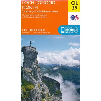 Ordnance Survay vydavatelství mapa Loch Lomond north, The Trossachs NP, Tyndrum, Crianlarich,