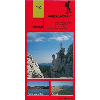 Smand d.o.o. vydavatelství mapa Gorski Kotar II. 1:30 t.