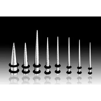 Piercing Piercingate Roztahovák do ucha PTP00013 - Barva/Motiv: Stříbrná, Průměr Tunely, plugy, roztahováky: 3 mm