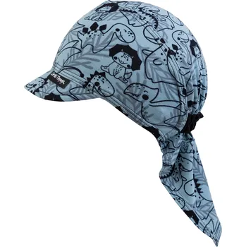 Šátek mintový pirátský šátek s potiskem dinosaurů