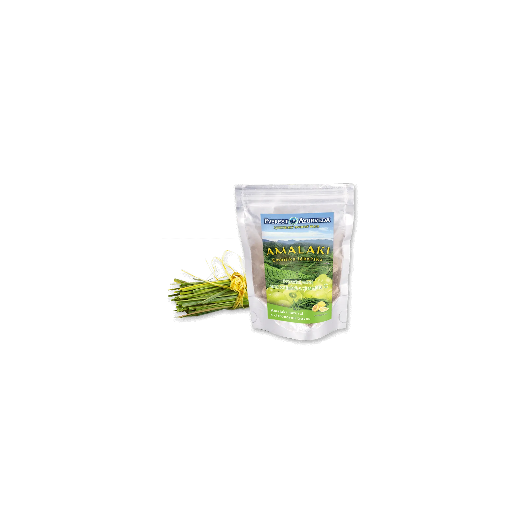Fotografie 1 - Přírodní produkt Everest Ayurveda Amalaki citronová tráva 100 g