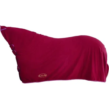 Deka pro koně Umbria Equitazione Deka letní Yukon Umbria Equitazione, odpocovací, s krkem, burgundy Délka zad: 165 cm