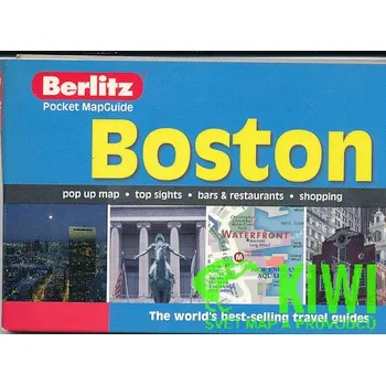 Berlitz plán Boston pop out map