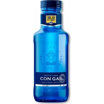 Voda Solan de Cabras Solan de Cabras, minerální voda PERLIVÁ, SKLO, 0,33l