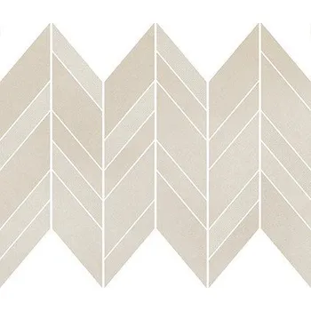 Obklad Safari cream chevron mix mosaic matt - obkládačka mozaika 25,5x29,8 krémová WD489-005