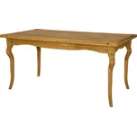 Drewmax ST704 160x90 jídelní stůl masiv borovice rustikal (Voskovaný borovicový nábytek)