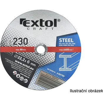 Brusný kotouč Kotouč brusný na kov 230 × 6 × 22,2 mm - DOPRODEJ