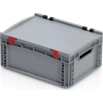 Zahradní úložný box Euro přepravka s víkem 15l, 17 x 40 x 30 cm