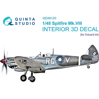 Plastikový model 1/48 Spitfire Mk.VIII 3D-Print&col. Interior (EDU)
